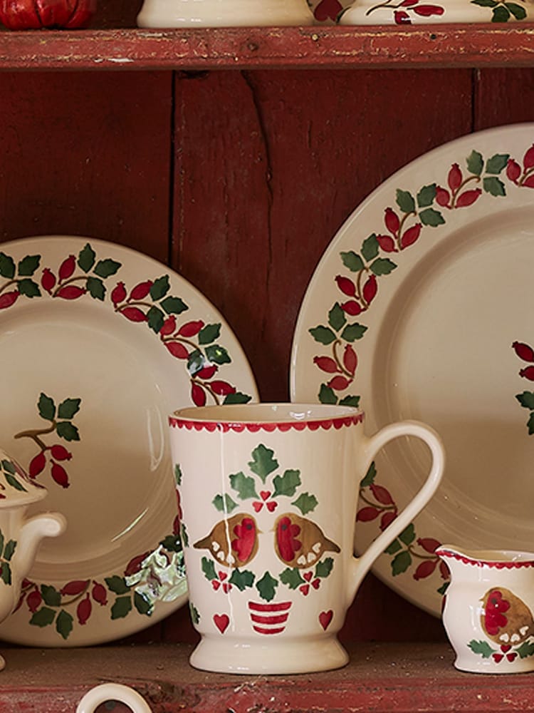 Emma Bridgewater Cream Christmas Joy Cocoa Mug - Image 1 of 5