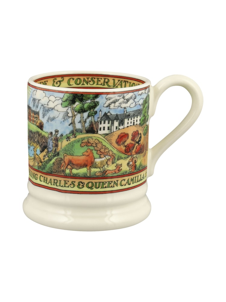 Emma Bridgewater Cream King & Countryman 1/2 Pint Mug - Image 2 of 5