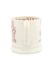 Emma Bridgewater Cream Pink Toast Soul Sisters 1/2 Pint Mug - Image 3 of 5