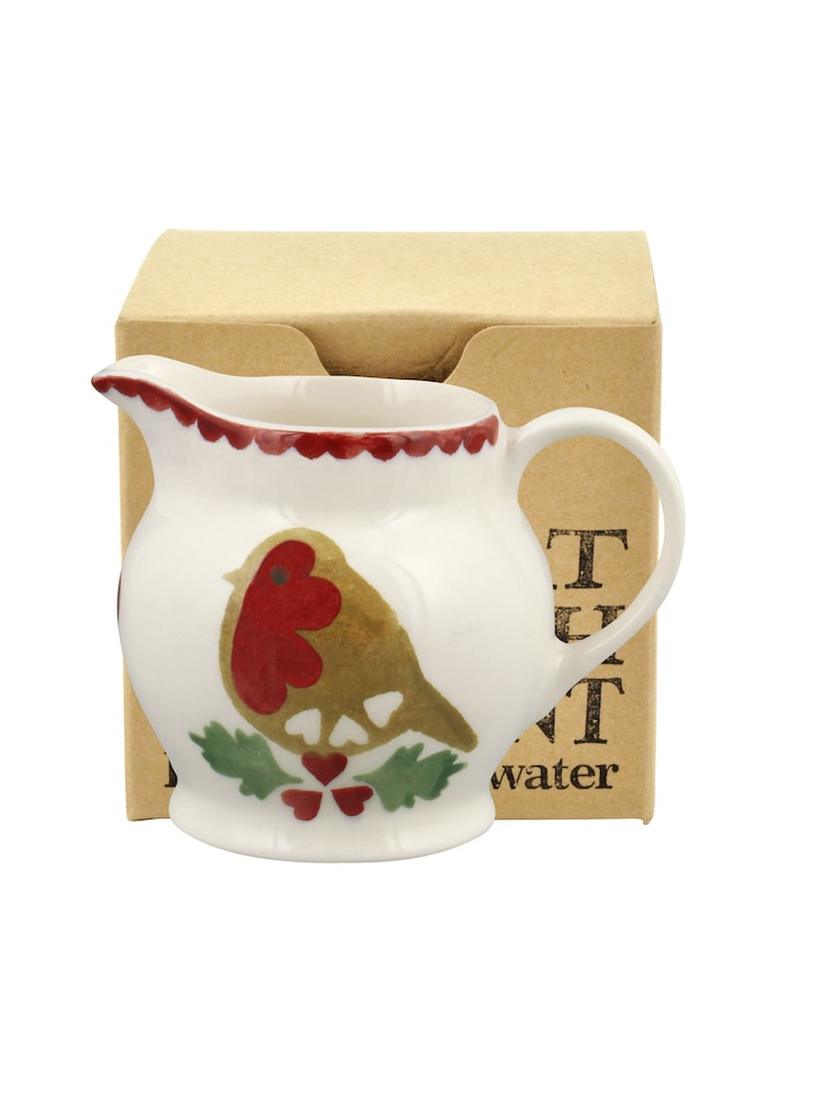 Emma Bridgewater Cream Christmas Joy Tiny Jug Boxed - Image 1 of 4