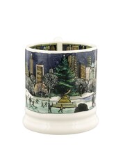 Emma Bridgewater Cream New York At Christmas 1/2 Pint Mug - Image 4 of 5