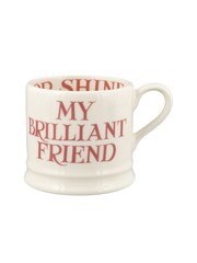 Emma Bridgewater Cream Pink Toast my brilliant Friend small Mug - Image 2 of 5