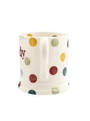 Emma Bridgewater ספל בנפח 2/1 פיינט עם כיתוב Daddy ועיטור נקודות פולקה - תמונה 3 מתוך 5
