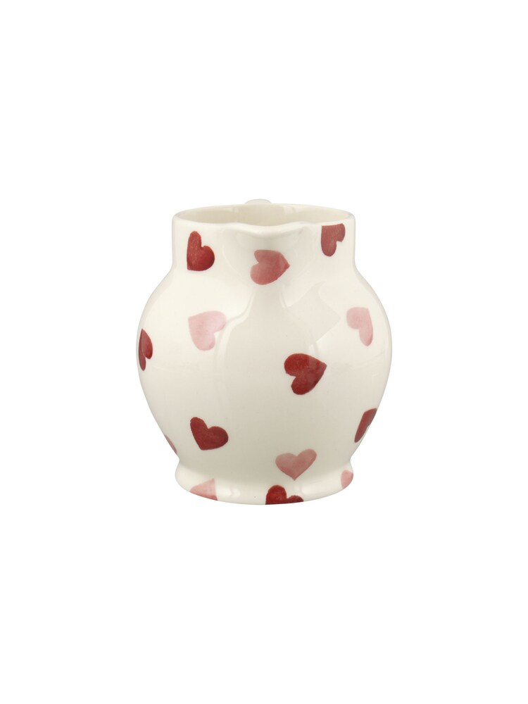 Emma Bridgewater Cream Pink Hearts 1/2 pint Jug - Image 5 of 5