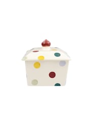 Emma Bridgewater Cream Polka Dot Small Butter Dish - Image 2 of 4