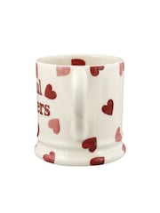 Emma Bridgewater Cream Pink Hearts Soul Sisters 1/2 Pint Mug - Image 3 of 5
