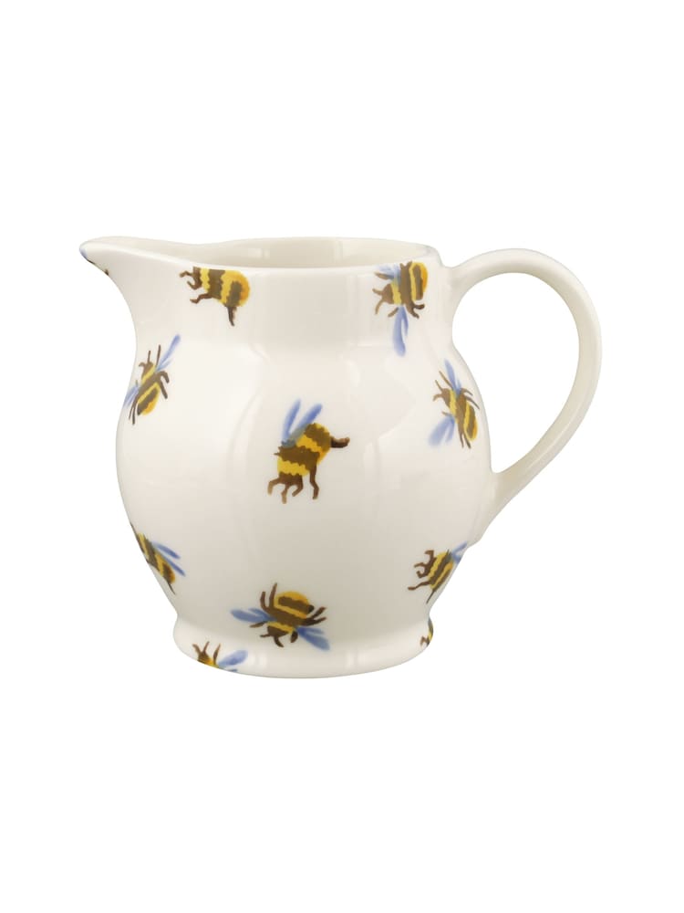 Emma Bridgewater Cream Bumblebee 1/2 Pint Jug - Image 2 of 5