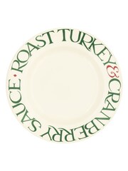 Emma Bridgewater Cream Christmas Roast Turkey 10.5 Inch Plate - Image 2 of 3
