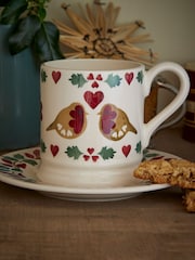 Emma Bridgewater Cream Christmas Joy 1/2 Pint Mug - Image 1 of 5