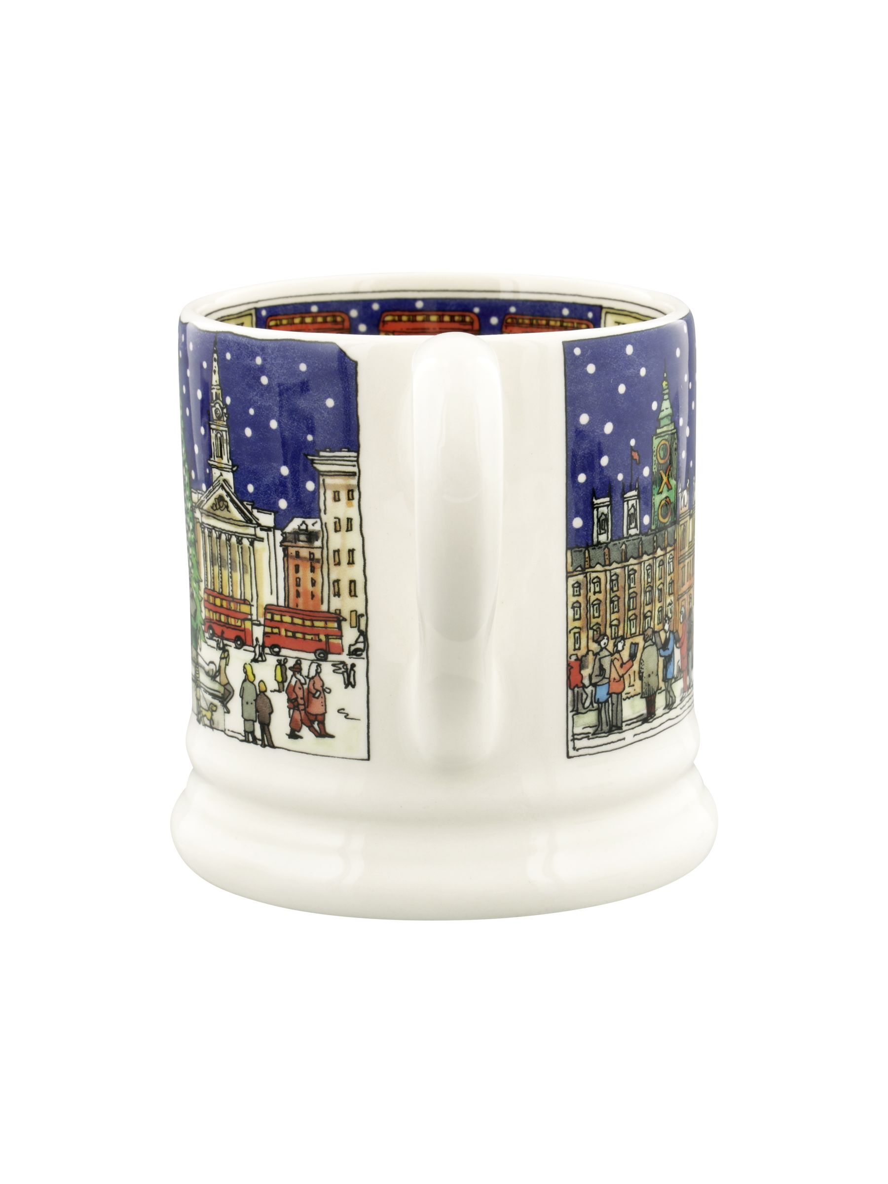 Buy Emma Bridgewater Cream London At Christmas 1/2 Pint Mug from