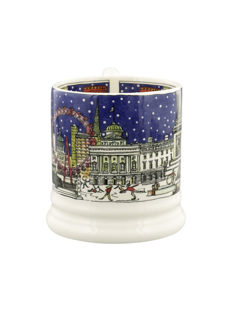 Emma Bridgewater Cream London At Christmas 1/2 Pint Mug - Image 5 of 5