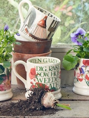 Emma Bridgewater Cream My Garden is my happiness 1/2 Pint Mug - Image 1 of 5
