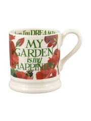 Emma Bridgewater Cream My Garden is my happiness 1/2 Pint Mug - Image 2 of 5