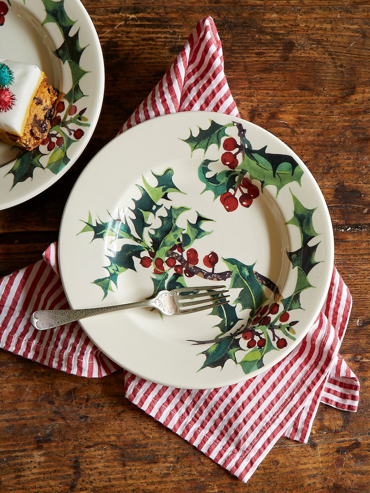 طبق مقاس 8 1/2 بوصة بتصميم نبات بهشية من Emma Bridgewater - صورة 1 من 3