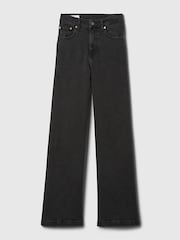 Gap Black High Waisted Stride Wide-Leg Jeans - Image 10 of 11