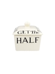 Emma Bridgewater Cream Black Toast Small Butter Dish - Image 5 of 6