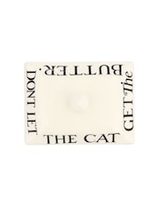 Emma Bridgewater Cream Black Toast Small Butter Dish - Image 6 of 6