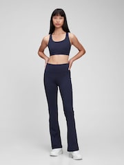 Gap Blue Flare High Waisted Power Stretch Leggings - Image 1 of 3