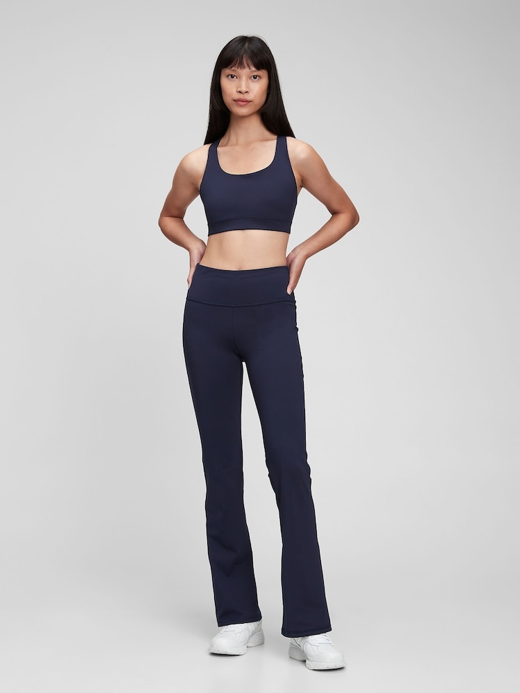 Gap Blue Flare High Waisted Power Stretch Leggings - Image 1 of 3
