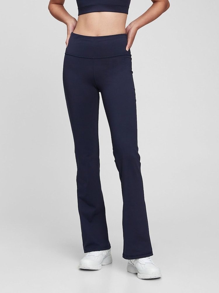Gap Blue Flare High Waisted Power Stretch Leggings - Image 2 of 3