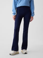 Gap Blue Flare High Waisted Power Stretch Leggings - Image 3 of 3