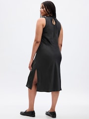Gap Black High Neck Midi Dress - Image 2 of 5