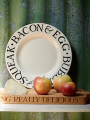 أسود - طبق للتوست و اللحم المقدد والبيض 10/1/2 بوصة من Emma Bridgewater - صورة 1 من 7