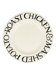 Emma Bridgewater Toast Roast Chicken Teller, Schwarz, 10 1/2 Zoll - Bild 2 von 3