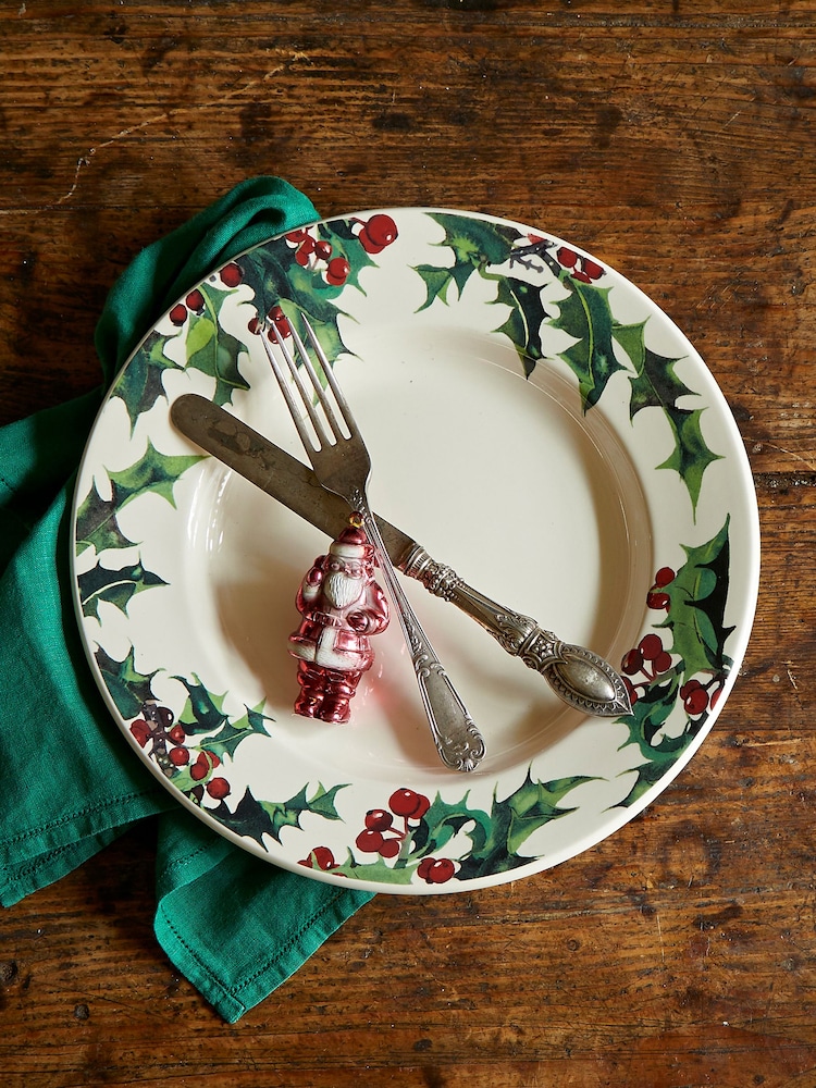 طبق مقاس 10 1/2 بوصة بتصميم نبات بهشية من Emma Bridgewater - صورة 1 من 3