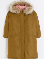 River Island Green Girls Parka Jacket - Image 2 of 4
