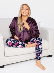 M&Co Red Edge To Edge Dressing Gown - Image 4 of 4