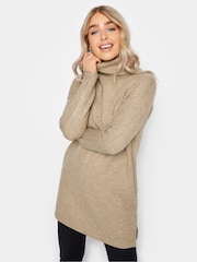 M&Co Natural Roll Neck Jumper - Image 1 of 1