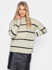 M&Co Cream Blurred Stripe Jumper - Image 2 of 5