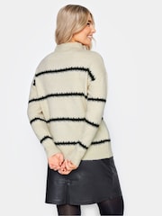 M&Co Cream Blurred Stripe Jumper - Image 4 of 5