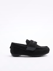 River Island Black Boys Velcro Loafers - Image 1 of 4