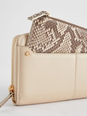 Neutral Large Purse With Pull-Out Zip Coin Purse - Image 3 of 5
