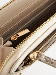 Neutral Large Purse With Pull-Out Zip Coin Purse - Image 4 of 5