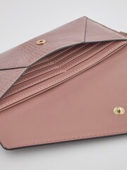 Mink Pink Croc Effect Large Purse - Image 4 of 5