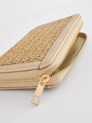 Metallic Raffia Purse - Image 3 of 5