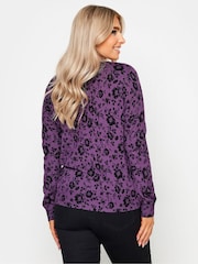Lila - M&Co Pullover mit Rundhalsausschnitt - Bild 2 von 4