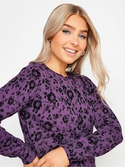 Lila - M&Co Pullover mit Rundhalsausschnitt - Bild 4 von 4