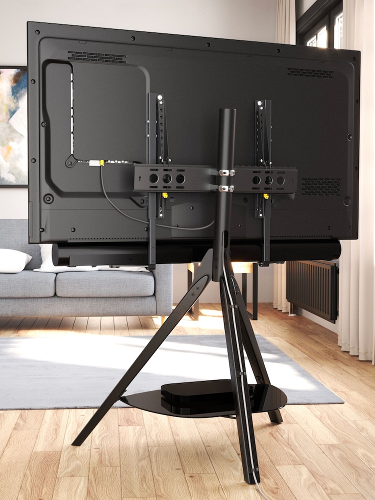 AVF Black Hoxton Sound Freestanding Tripod TV Stand - Image 2 of 5