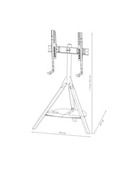 AVF Black Hoxton Sound Freestanding Tripod TV Stand - Image 5 of 5