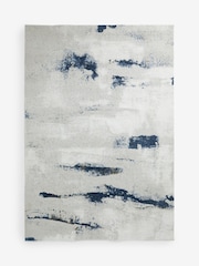 Silver/Blue Clara Chic Abstract Rug - Image 5 of 5