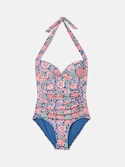Joules Jasmine Navy Printed Swimsuit - Image 7 of 7
