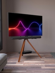 AVF Brown Hoxton Sound Freestanding Tripod TV Stand - Image 1 of 4