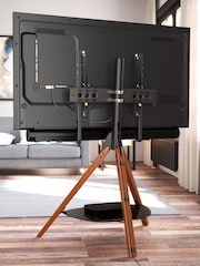 AVF Brown Hoxton Sound Freestanding Tripod TV Stand - Image 2 of 4