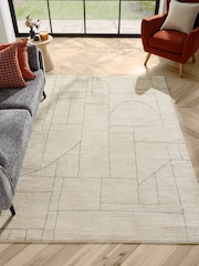 Cream Greyson Geometric Rug - Image 1 of 2