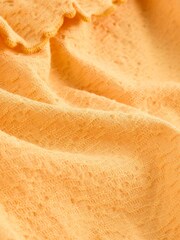 Yellow Textured Strappy Baby Romper - Image 11 of 11