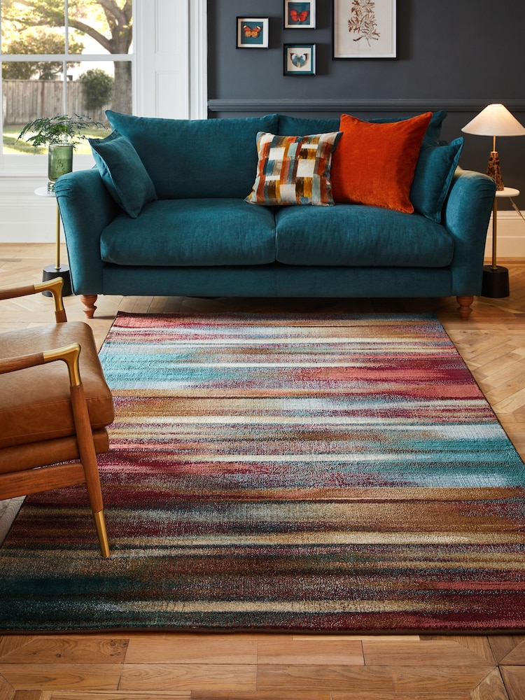 Rust Brown Juniper Abstract Rug - Image 1 of 5 Rust Brown Juniper Abstract Rug - Image 1 of 5